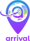 Arrival Viagens — Logo rodapé
